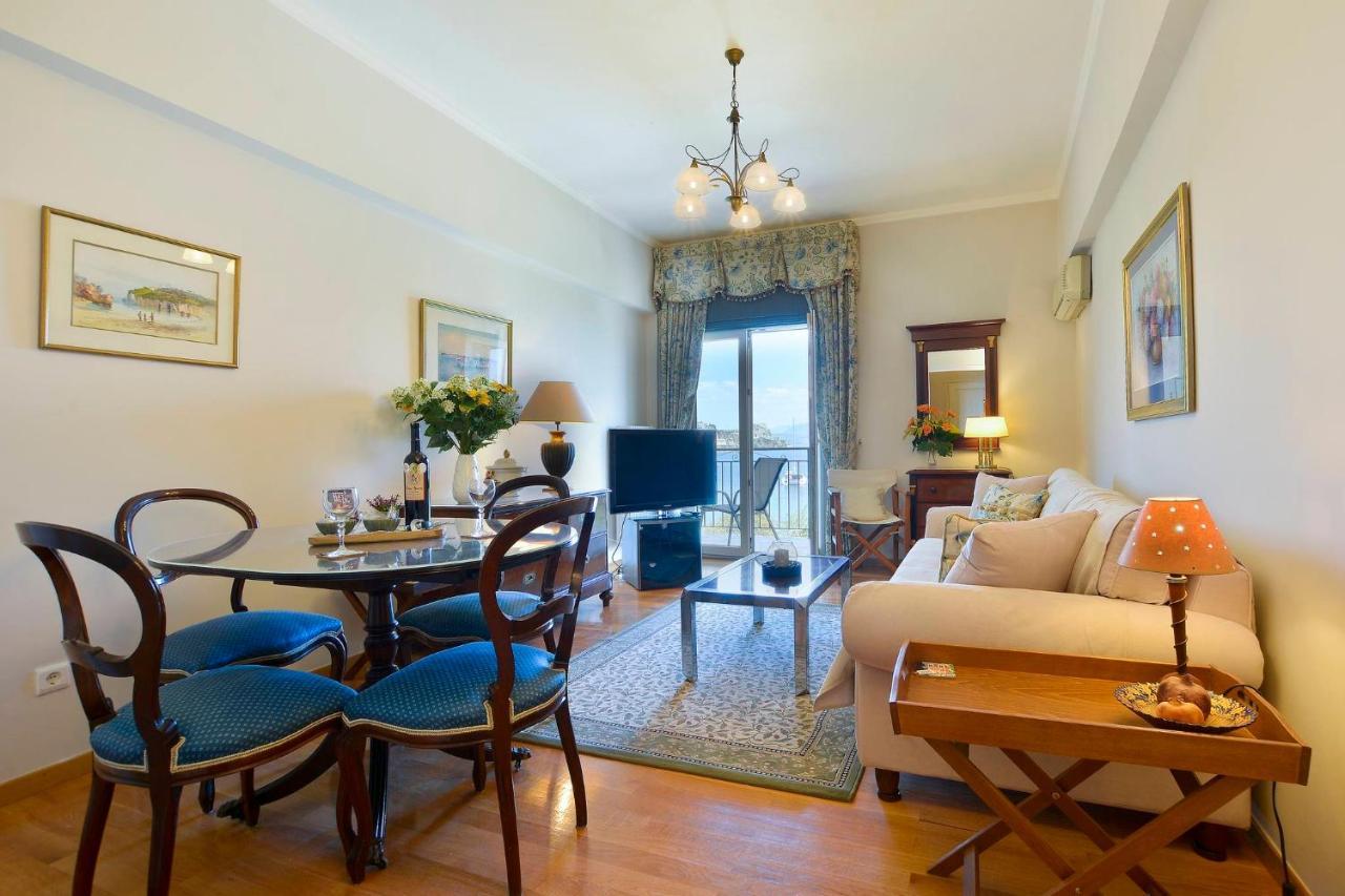 Corfu Ionian Blue Apartment Anemomylos Bagian luar foto