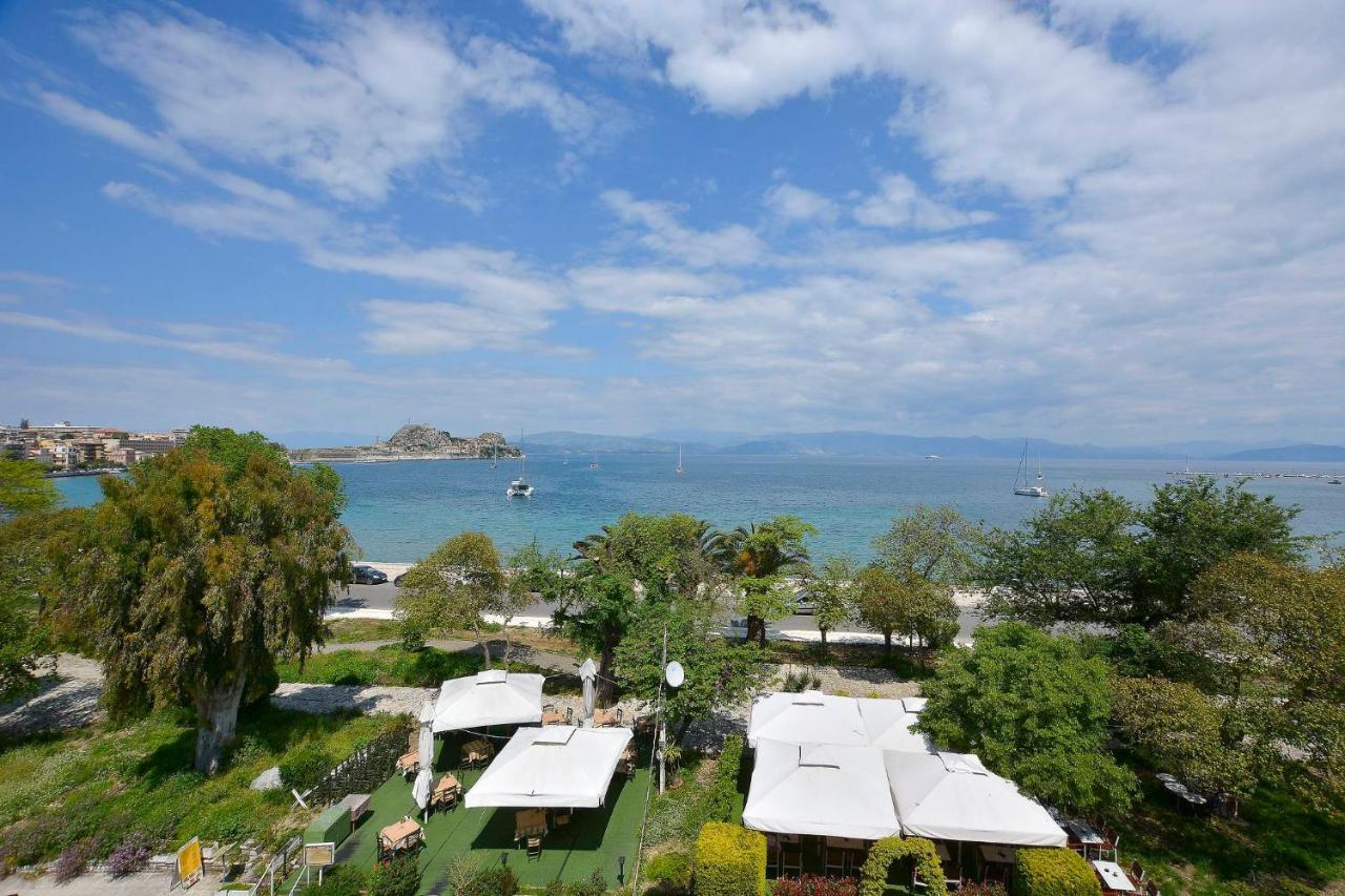Corfu Ionian Blue Apartment Anemomylos Bagian luar foto