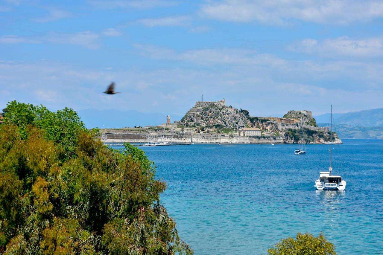Corfu Ionian Blue Apartment Anemomylos Bagian luar foto