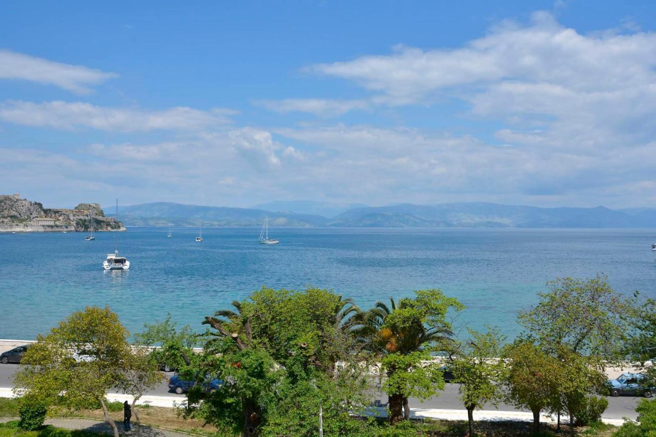 Corfu Ionian Blue Apartment Anemomylos Bagian luar foto